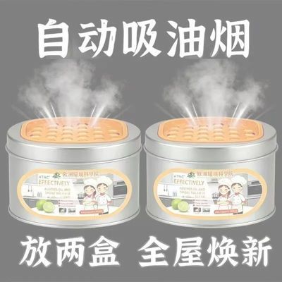 欧洲油烟自研神器吸附室内厨房除味全自动吸油油污清洁剂