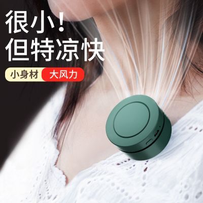 挂夹式usb小风扇挂脖随身夹腰便携超静音大风力学生宿舍轻奢便携优惠商品图片