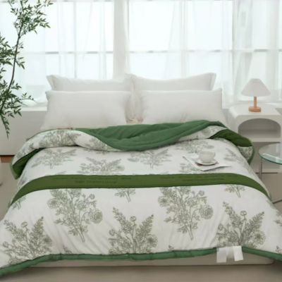 空调被水洗棉夏凉被双人夏季薄款被子儿童单人春秋夏天可机洗夏被