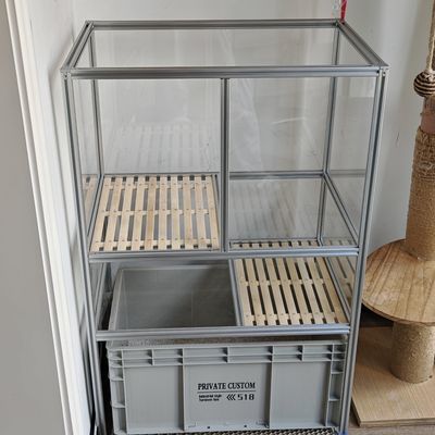 铝型材猫砂盆 猫别墅 猫爬架 防漏砂猫砂盆 DIY猫砂盆优惠商品图片