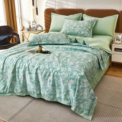 空调被水洗棉夏凉被双人夏季薄款被子儿童单人春秋夏天可机洗夏被