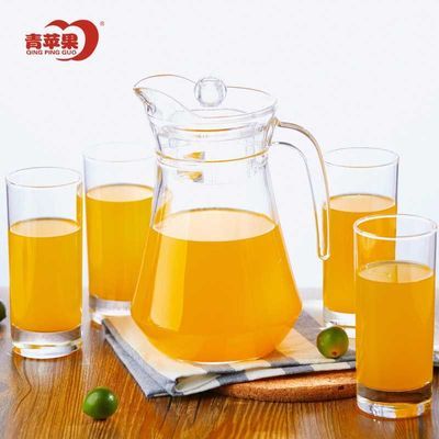 青苹果玻璃冷水壶高档凉水杯玻璃水杯家用一套水杯