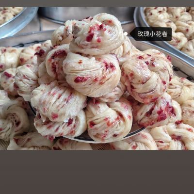 云南特产玫瑰花瓣银丝花卷传统早餐破酥包花卷顺丰快递包邮熟制品