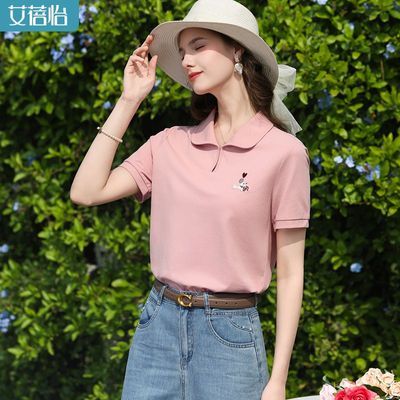 ���ڲ�������͸����ء���������ɫС����polo������T��Ů2026�ļ��¿����� 97.9Ԫ