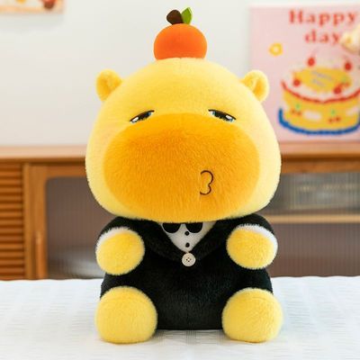 呆萌情侣水豚玩偶毛绒玩具公仔婚庆压床娃娃生日礼物结婚送人优惠商品图片