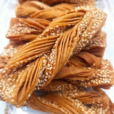 甜味咸味冰糖麻叶香酥麻叶老式点心芝麻麻叶休闲零食一整箱