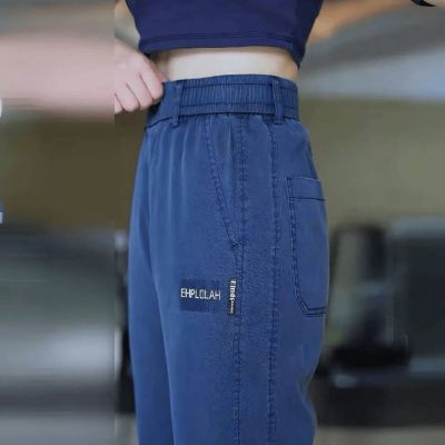 男士休闲裤天丝莱赛尔春夏常规宽松简约直筒耐磨潮流休闲裤子正品