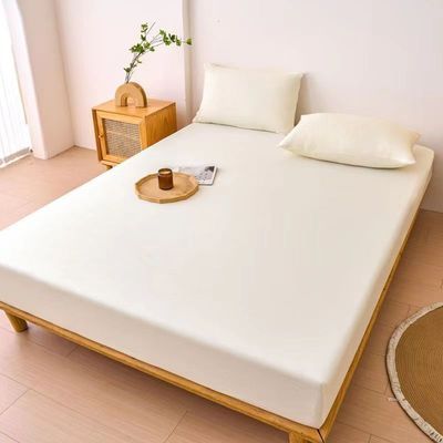 床笠单件加厚床笠床罩防尘床套纯色素色床单双人1.8米1.5米清仓