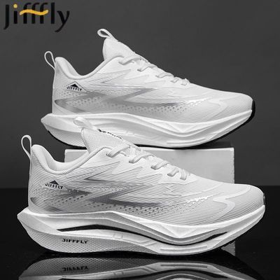 jifffly碳板跑鞋减震回弹男女青少年体测训练超轻跑步田径运动鞋