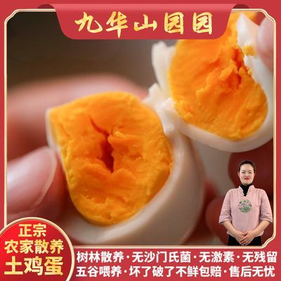 皖南九华山高山树林农家散养谷物生态土鸡蛋草鸡蛋新鲜生态自然优惠商品图片