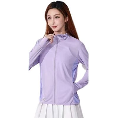 夏季冰丝防晒衣透气紫外线皮肤外套外卖防晒衣女外穿光滑男女同款
