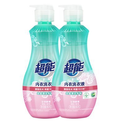超能内衣洗衣液860g套组2瓶去污渍去血渍女士内衣专洗开学季好物