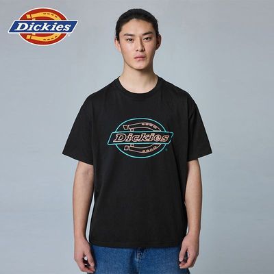 【Dickies】经典大LOGO趣味印花短袖T恤 百搭情侣款同款短袖 DK0A88DY