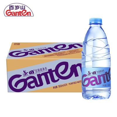 景田饮用纯净水560ml*24瓶夏季饮用水商务用
