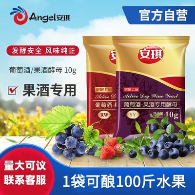 【安琪】葡萄酒水果酒专用酵母SY/RW 酿白兰地发酵苹果草莓蓝莓红酒曲优惠商品图片