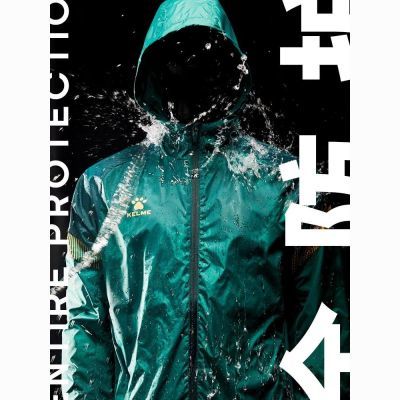 【KELME】卡尔美运动风雨衣男足球训练户外跑步健身儿童防泼水外套女优惠商品图片
