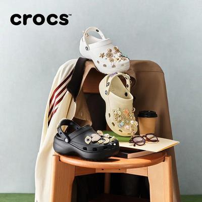 CROCS/卡骆驰 洞洞鞋经典云朵Clog沙滩鞋拖鞋厚底一脚蹬206750