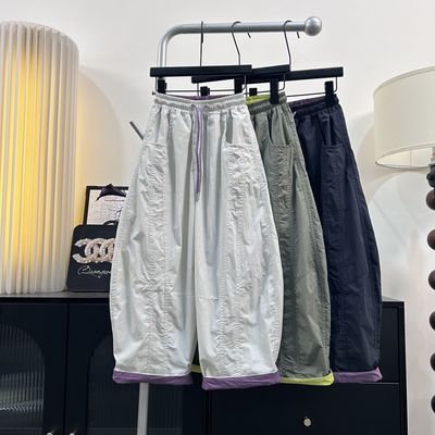 【冰氧棉水洗100%棉】儿童轻薄透气休闲裤2026春夏新款中大童长裤【7天内发货】