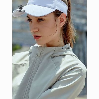 【KELME】卡尔美运动训练风衣梭织外套女冬季休闲开衫加绒软壳衣冲锋优惠商品图片