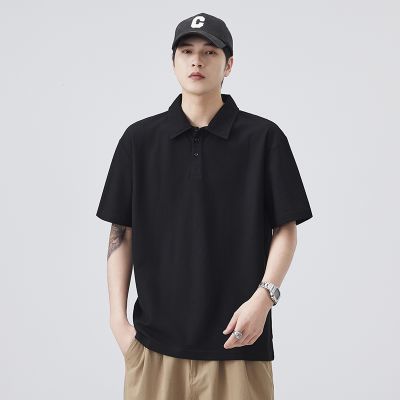 【凉感】夏季新款宽松版纯色POLO衫 男 多色