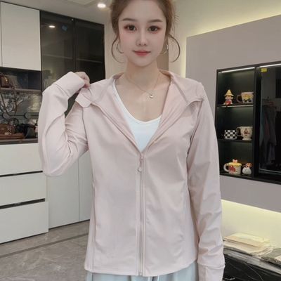 升级款情侣防晒衣女户外运动长袖防紫外线时尚休闲连帽外套速干