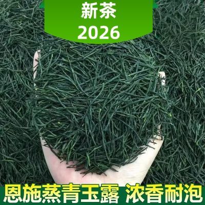【恩施玉露】2026新茶明前采摘高山绿茶含硒蒸青手工毛尖高山云雾