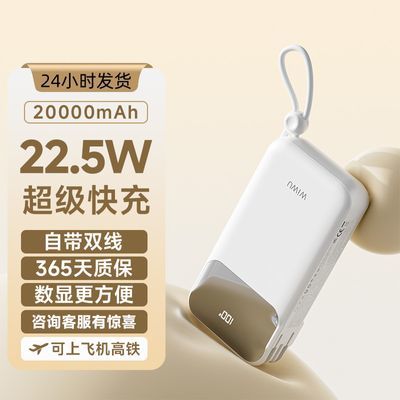 wiwu ��籦 20000���� ����һ��� �Դ�AC��ͷ ˫������74.26Ԫ