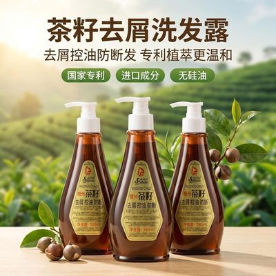 诗可达氨基酸洗发水控油蓬松去屑中药无硅油香氛侧柏叶何首乌优惠商品图片