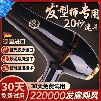 吹风机家用速干发廊大功率蓝光负离子冷热电吹风吹风机大风力速干