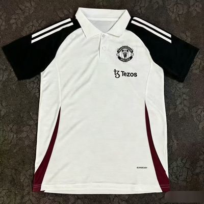 曼联25/26短袖夏季足球训练POLO成人运动T恤热身比赛训练足球衣优惠商品图片