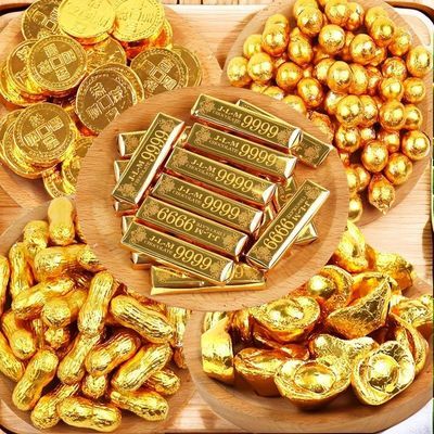 金币巧克力批发混合巧克力年货糖果喜糖休闲零食结婚庆