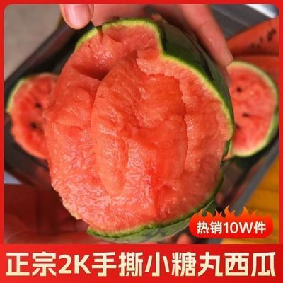 【正宗】2k小糖丸西瓜现摘现发手剥皮西瓜当季新鲜水果非麒麟瓜