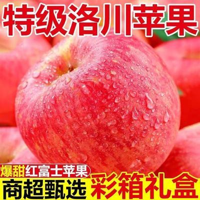 【正宗】陕西洛川红富士苹果当季新鲜水果孕妇脆甜冰糖心整箱批发