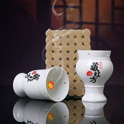藏红方陶瓷艾灸罐乾坤杯骨瓷材质刮痧一体透光杯官方正品除湿散寒优惠商品图片