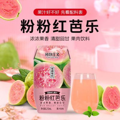 干净配方红芭乐果汁12瓶整箱植物主义清甜回甘多巴胺复合果汁饮品优惠商品图片