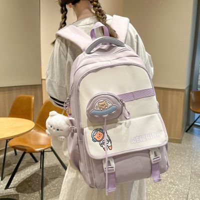 书包女森系新款高中生初中生韩版大容量双肩包ins风轻便旅行背包