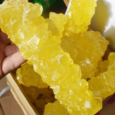 黄冰糖柱子甘肃临夏冰糖正宗老冰糖兰州三炮台八宝茶用糖食用