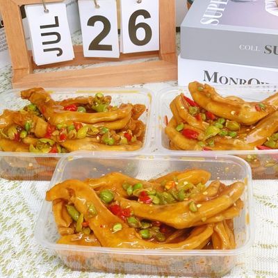 广西泡鸭爪山黄皮鸭脚泡椒鸭爪玉林奶茶店同款鸭掌酸辣批发零售