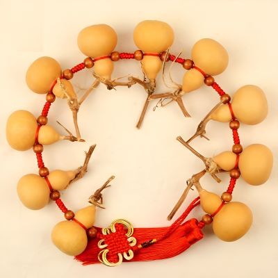 天然葫芦挂件中国结带龙头手捻文玩葫芦串汽车饰品家居装饰品摆件