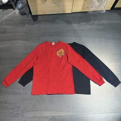 撤柜原单运动品牌男女长袖体恤刺绣烫金薄款卫衣,春夏上衣