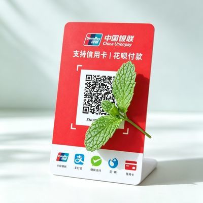 中国银联新款收款二维码有无营业执照都可以办理收款秒到账码贴纸