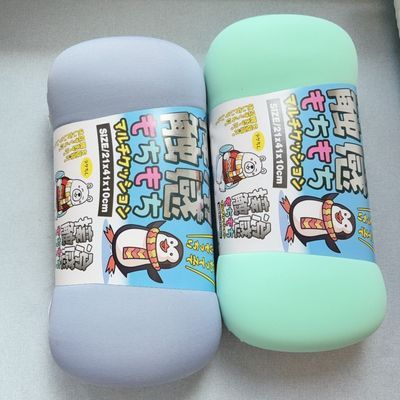 夏天抱枕冷感枕头柔软触感午睡枕芯便携设计