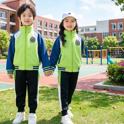 小学生校服班服幼儿园园服春秋装运动服儿童运动套装冲锋衣运动会优惠商品图片