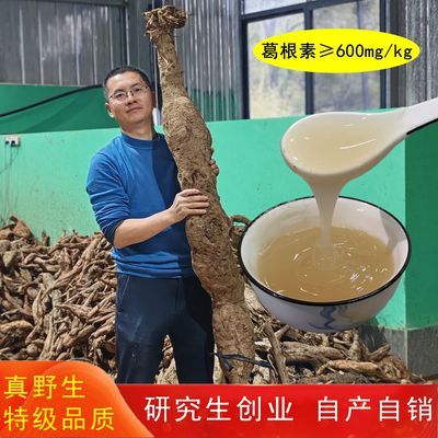 葛之味 野生葛根粉天然江西农家新鲜代餐送葛柴片500g特产无添加优惠商品图片