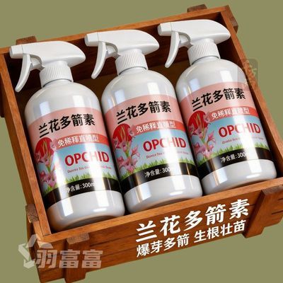 兰花多箭素营养液催花防黄叶兰花专用开花促花蝴蝶兰多箭王营养液