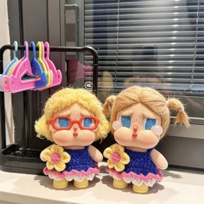 咕噜咕噜crybaby哭娃日光沐浴多巴胺夏日裙子克莱因蓝花朵连衣裙