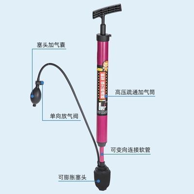 新款气压管道疏通器下水道疏通神器