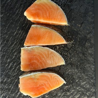 轮切三文鱼冰鲜中段整条新鲜鱼块鱼排正宗国产冷冻可食用