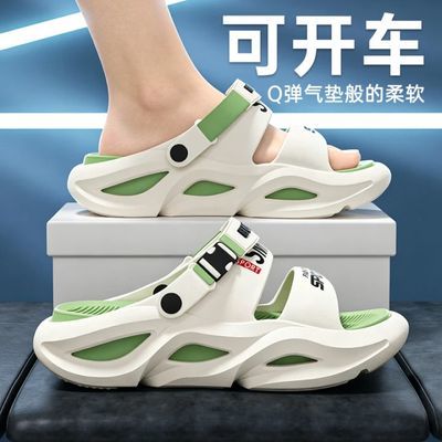 软厚底男士凉鞋两用司机沙滩夏季包头凉拖凉鞋外穿男士缓震半拖鞋