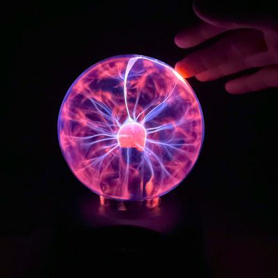 魔法球静电球灯光魔法礼物发光科技电离子球炫彩闪电球黑老师浪漫